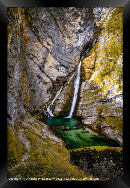 Slavica Falls Framed Print by DiFigiano Photography
