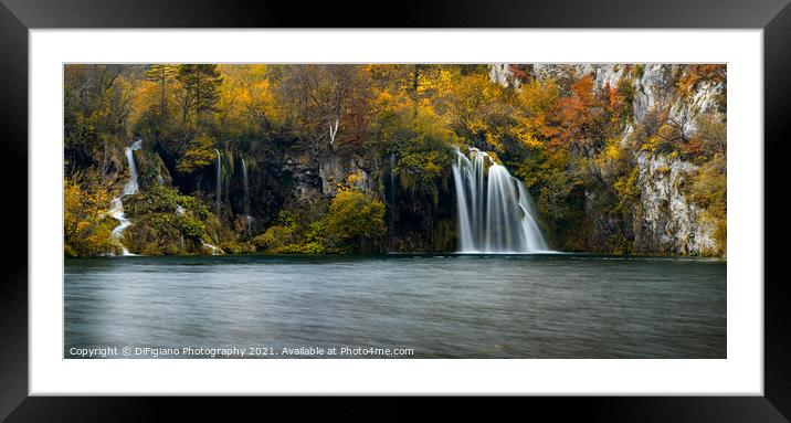 Plitvice Falls Framed Mounted Print by DiFigiano Photography