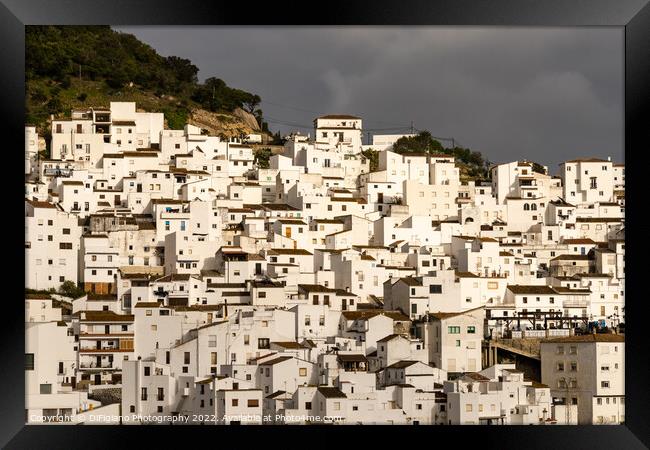 Casares Whitewashed Framed Print by DiFigiano Photography