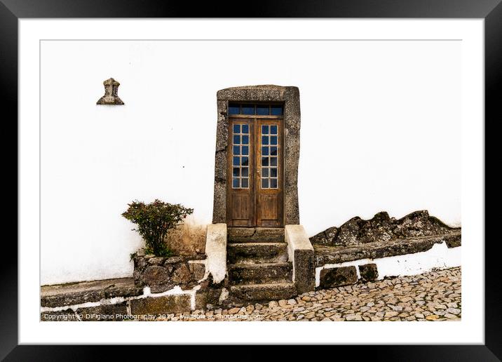 Marvao House Front Framed Mounted Print by DiFigiano Photography