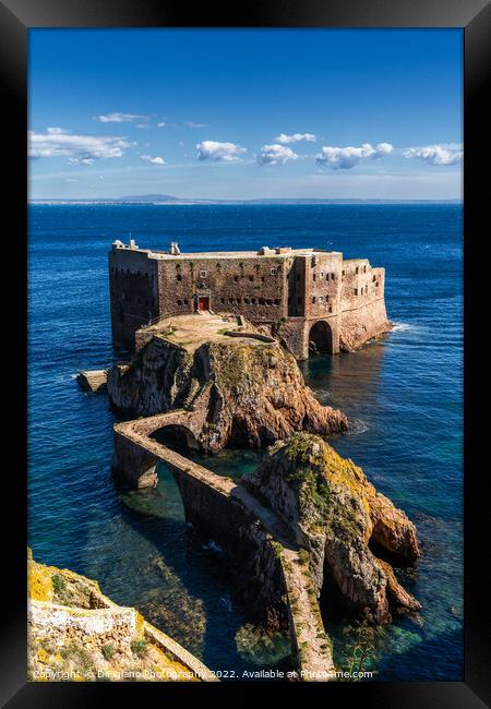 Fort of Saint John the Baptist on Berlenga  Framed Print by DiFigiano Photography