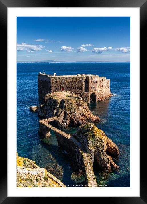 Fort of Saint John the Baptist on Berlenga  Framed Mounted Print by DiFigiano Photography