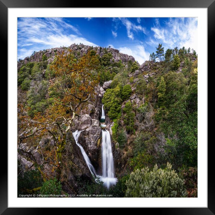 Arado Falls Framed Mounted Print by DiFigiano Photography