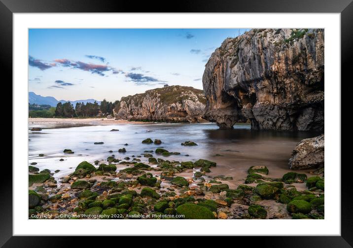 Cuevas del Mar Beach Framed Mounted Print by DiFigiano Photography