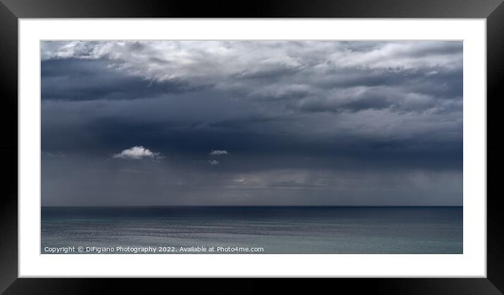 Cantabrian Sea Thunderstorm Framed Mounted Print by DiFigiano Photography