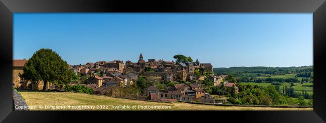 Pays-de-Belves Panorama Framed Print by DiFigiano Photography