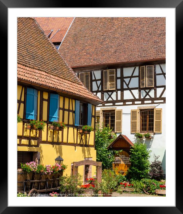 Eguisheim Half-Timbers Framed Mounted Print by DiFigiano Photography