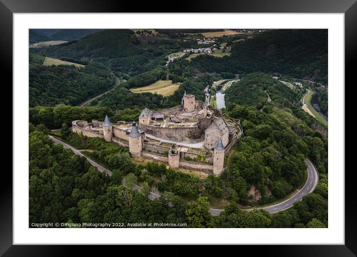 Bourscheid Castle Framed Mounted Print by DiFigiano Photography