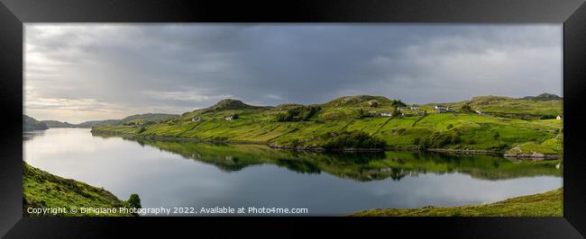 Loch Inchard Reflections Framed Print by DiFigiano Photography