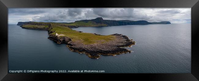 Neist Point Panorama Framed Print by DiFigiano Photography