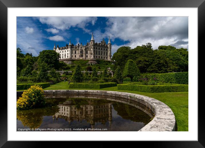 Dunrobin Castle Framed Mounted Print by DiFigiano Photography