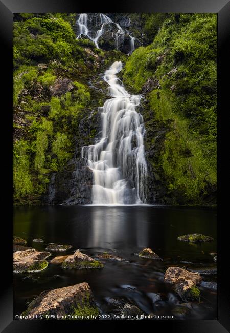 Assaranca Waterfall Framed Print by DiFigiano Photography