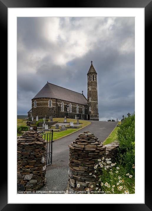 The Church of the Sacred Heart Framed Mounted Print by DiFigiano Photography