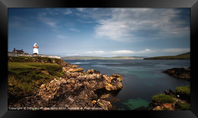 Ballycastle Lighthouse Framed Print by DiFigiano Photography