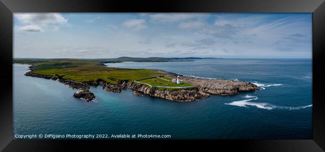 Gubbacashel Point Panorama Framed Print by DiFigiano Photography