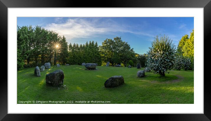 Kenmare Stone Circle Framed Mounted Print by DiFigiano Photography