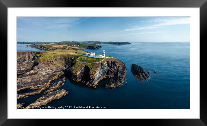Galley Head Lighthouse Framed Mounted Print by DiFigiano Photography