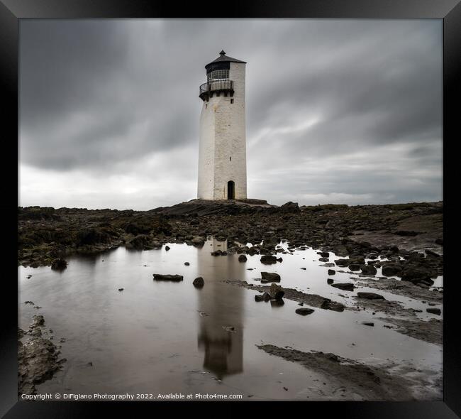 Southerness Lighthouse Framed Print by DiFigiano Photography