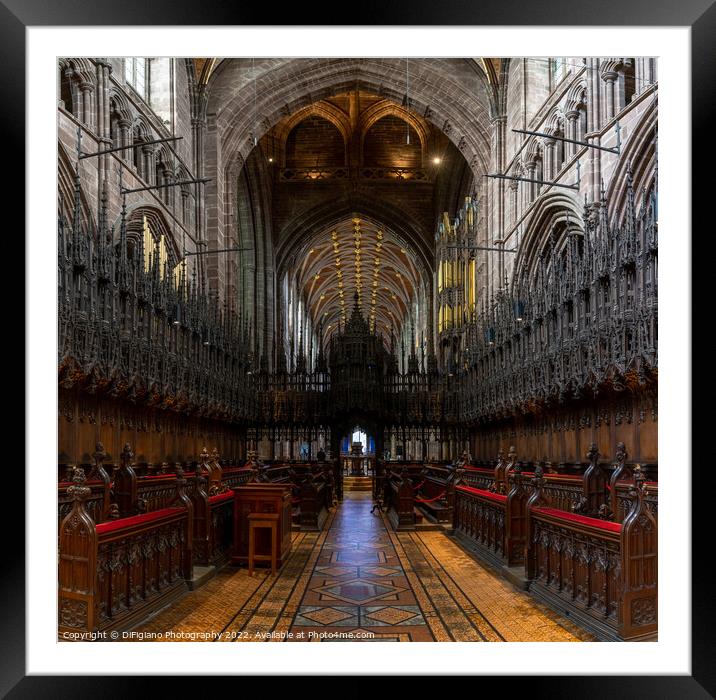 Chester Cathedral Framed Mounted Print by DiFigiano Photography