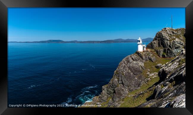 Sheep's Head Lighthouse Framed Print by DiFigiano Photography