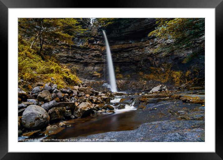 Autumn at Hardraw Force Framed Mounted Print by DiFigiano Photography