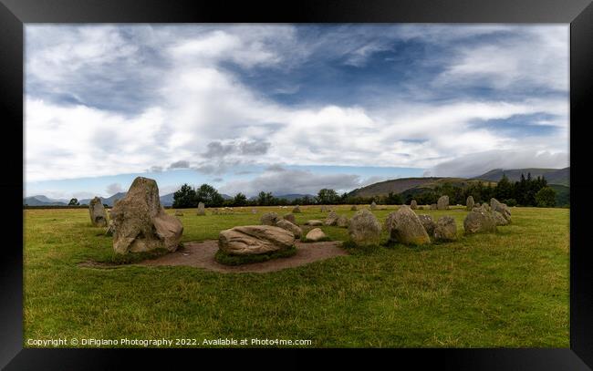 Castlerigg Stone Circle Framed Print by DiFigiano Photography