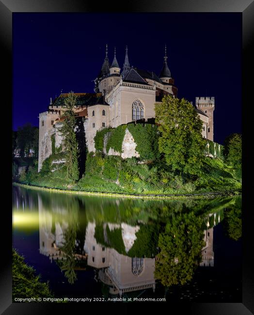 Bojnice Castle Reflections Framed Print by DiFigiano Photography