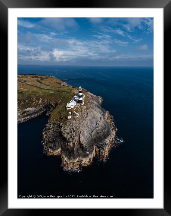 Kinsale Lighthouse Framed Mounted Print by DiFigiano Photography