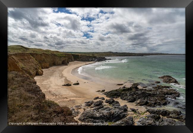 Gwithian Beach Framed Print by DiFigiano Photography