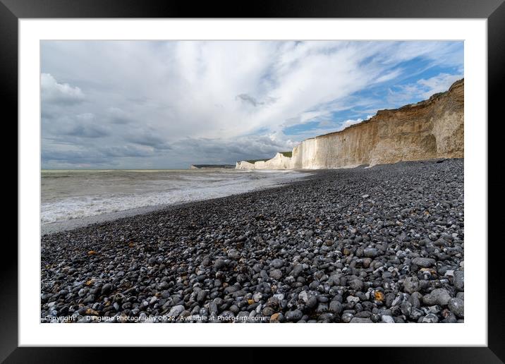 Birling Gap Beach Framed Mounted Print by DiFigiano Photography