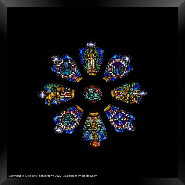 The Rose Window Framed Print by DiFigiano Photography