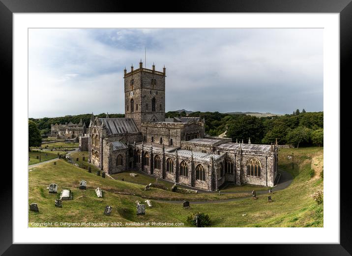 St Davids Cathedral Framed Mounted Print by DiFigiano Photography