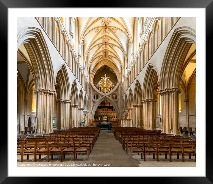 Wells Cathedral Framed Mounted Print by DiFigiano Photography