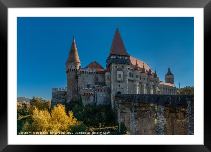 Corvin Castle Framed Mounted Print by DiFigiano Photography