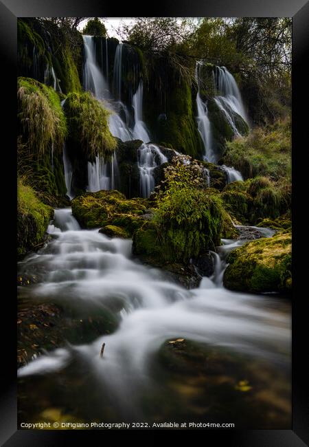 Kravica Falls Framed Print by DiFigiano Photography