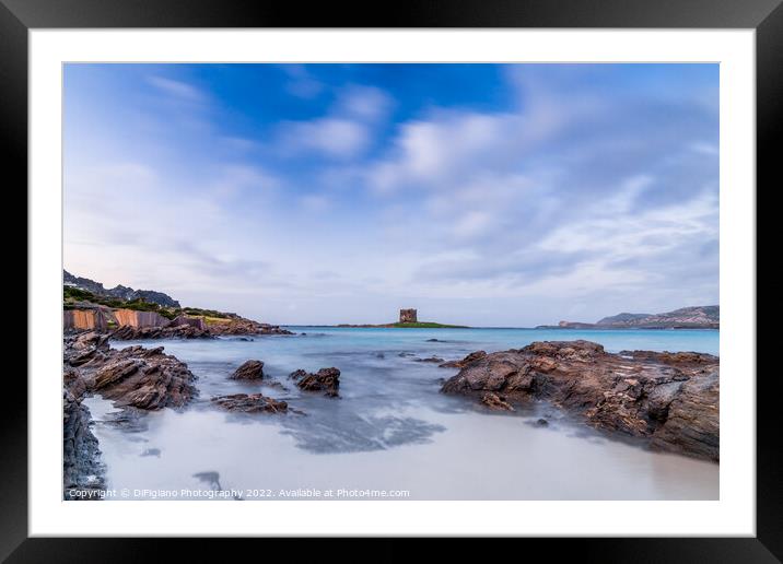 Torre di Pelosa Framed Mounted Print by DiFigiano Photography