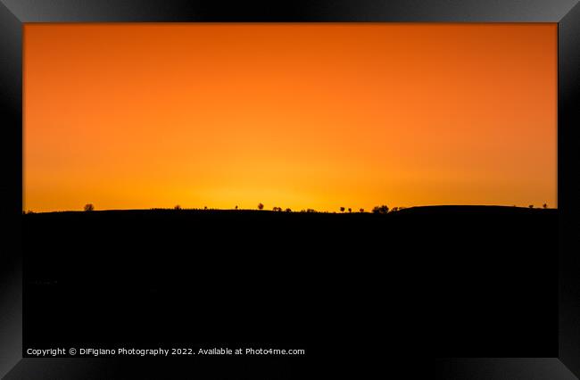 Vojnik Sunset Framed Print by DiFigiano Photography