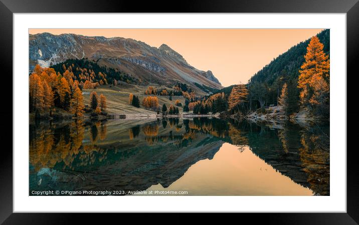 Palpuogna Morning Framed Mounted Print by DiFigiano Photography