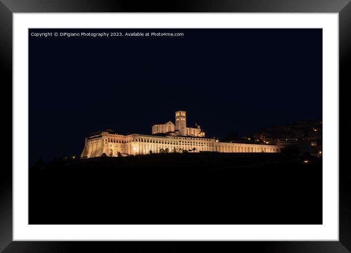 Basilica of San Francesco d'Assisi Framed Mounted Print by DiFigiano Photography