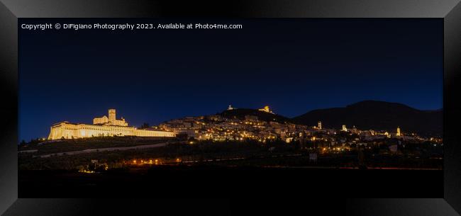 Assisi Panorama Framed Print by DiFigiano Photography
