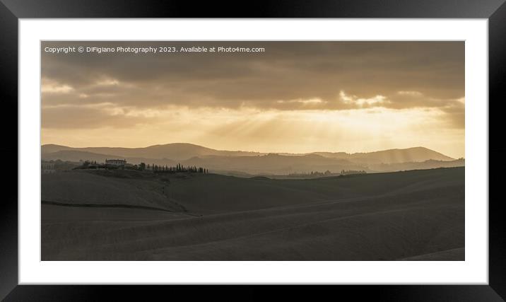 Tuscan Earth Framed Mounted Print by DiFigiano Photography