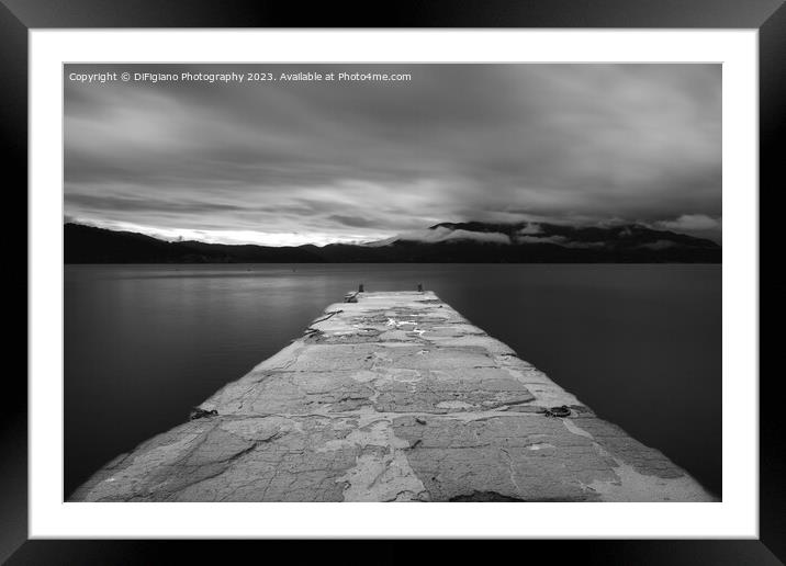 The Dock at Capo Enfola Framed Mounted Print by DiFigiano Photography