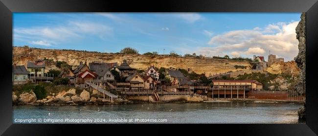 Anchor Bay Panorama Framed Print by DiFigiano Photography