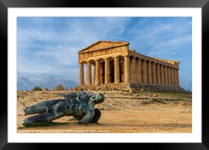 Temple of Concordia Framed Mounted Print by DiFigiano Photography