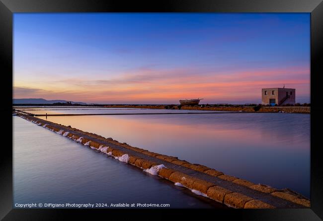 Paceco Salt Flats Framed Print by DiFigiano Photography