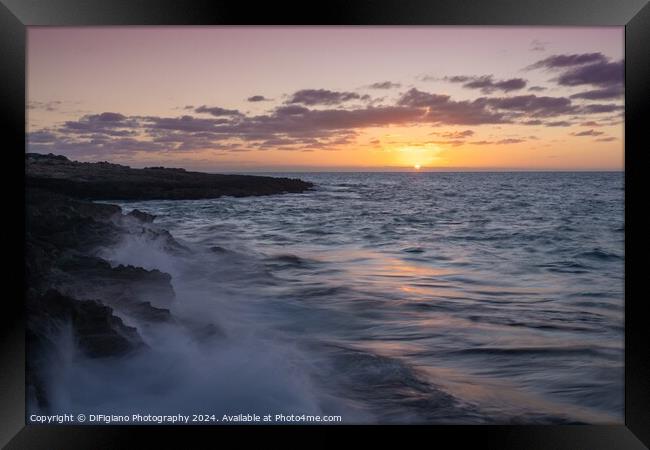 Cap de Ses Salines Sunrise Framed Print by DiFigiano Photography