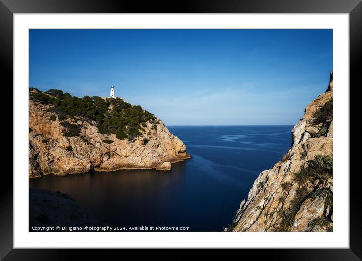 Punta de Capdepera Framed Mounted Print by DiFigiano Photography