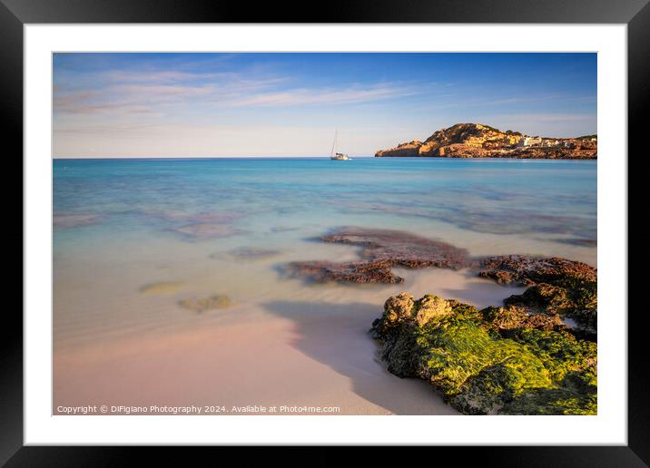 Cala Agulla Framed Mounted Print by DiFigiano Photography
