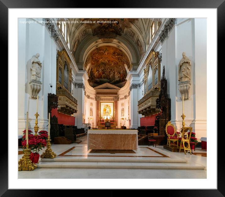 The Palermo Cathedral Framed Mounted Print by DiFigiano Photography