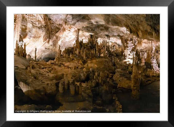 Cuevas del Drach Framed Mounted Print by DiFigiano Photography